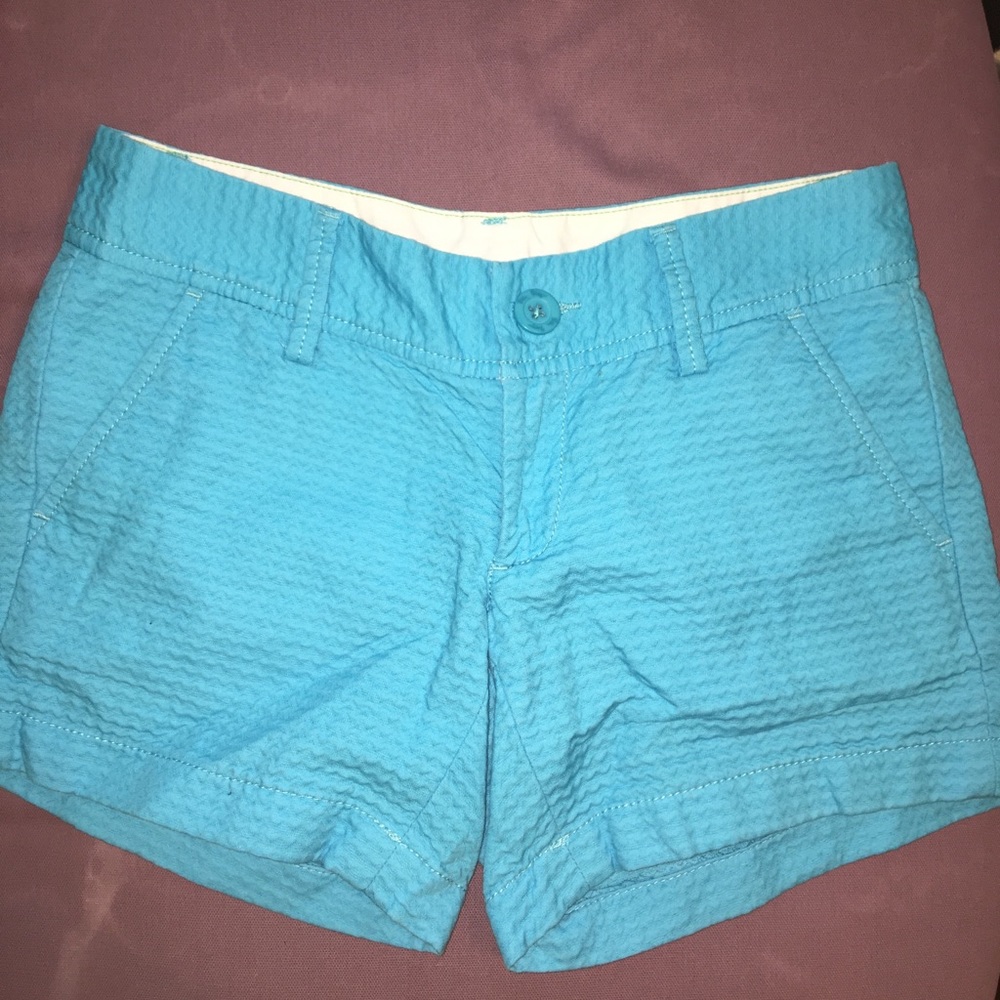 Lilly Pulitzer Light Blue Callahan Shorts